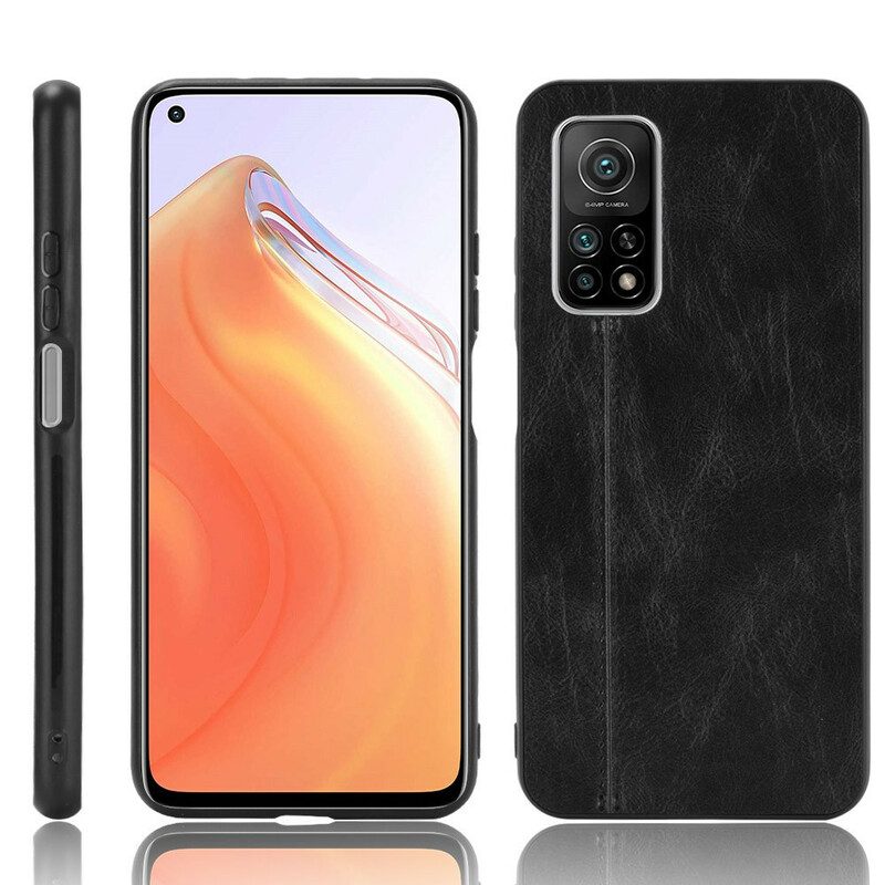Cover Xiaomi Mi 10T / 10T Pro Effetto Pelle Couture