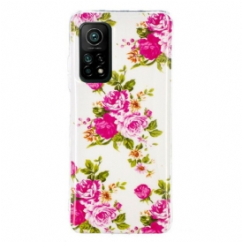 Cover Xiaomi Mi 10T / 10T Pro Fiori Liberty Fluorescenti