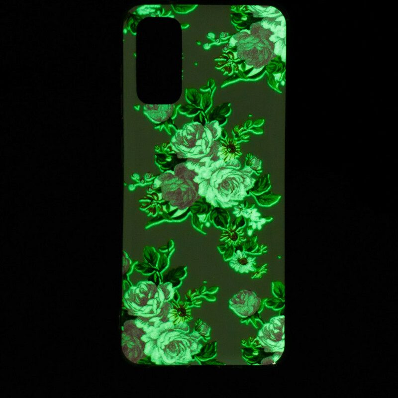 Cover Xiaomi Mi 10T / 10T Pro Fiori Liberty Fluorescenti