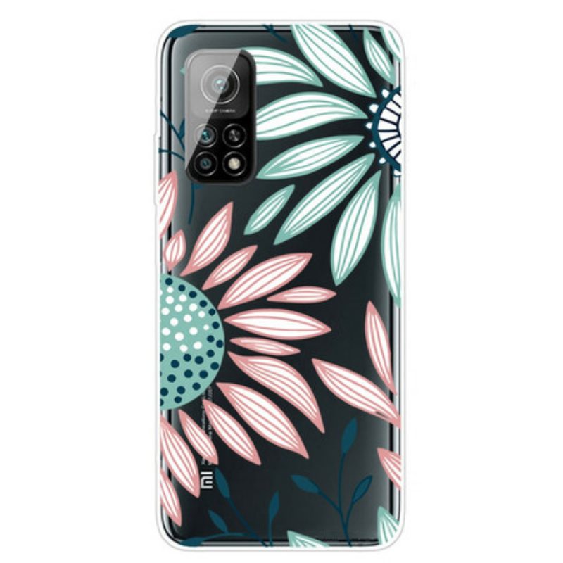 Cover Xiaomi Mi 10T / 10T Pro Un Fiore Trasparente