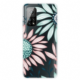Cover Xiaomi Mi 10T / 10T Pro Un Fiore Trasparente