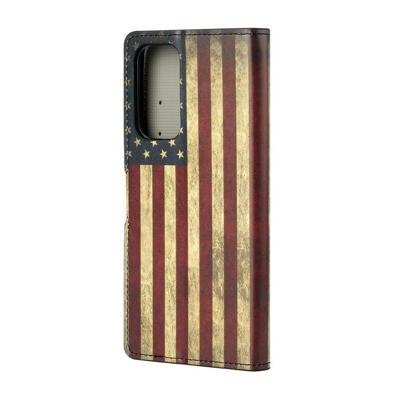 Custodia A Portafoglio Xiaomi Mi 10T / 10T Pro Bandiera Americana