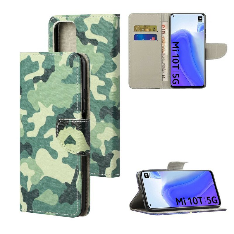 Custodia in pelle Xiaomi Mi 10T / 10T Pro Camuffare