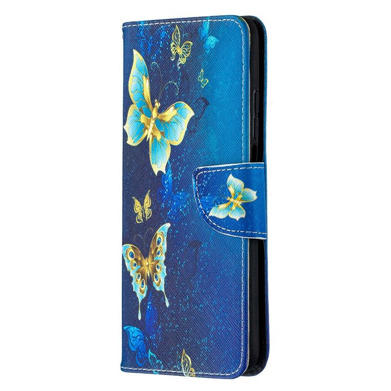 Custodia in pelle Xiaomi Mi 10T / 10T Pro Farfalle