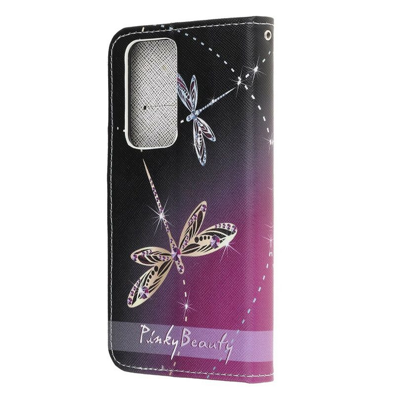 Custodia in pelle Xiaomi Mi 10T / 10T Pro Libellule Strappy
