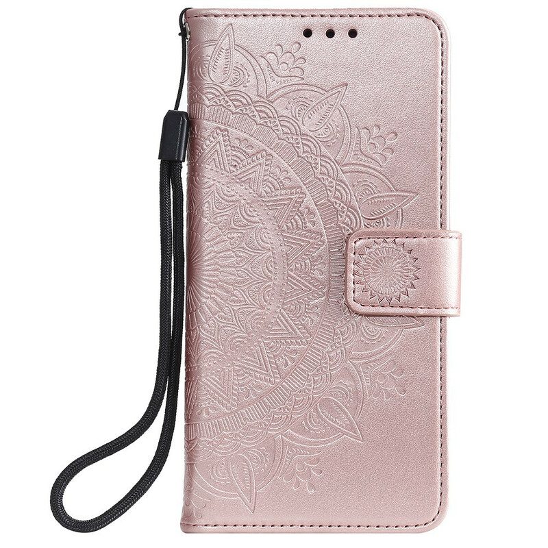 Custodia in pelle Xiaomi Mi 10T / 10T Pro Mandala Del Sole