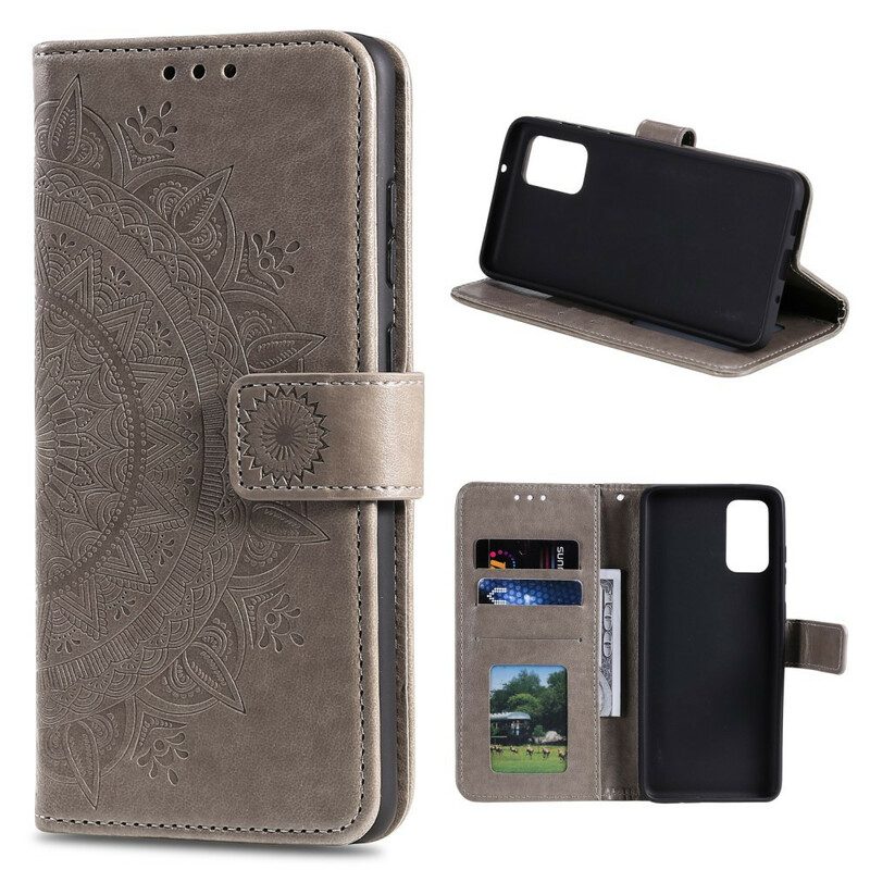 Custodia in pelle Xiaomi Mi 10T / 10T Pro Mandala Del Sole