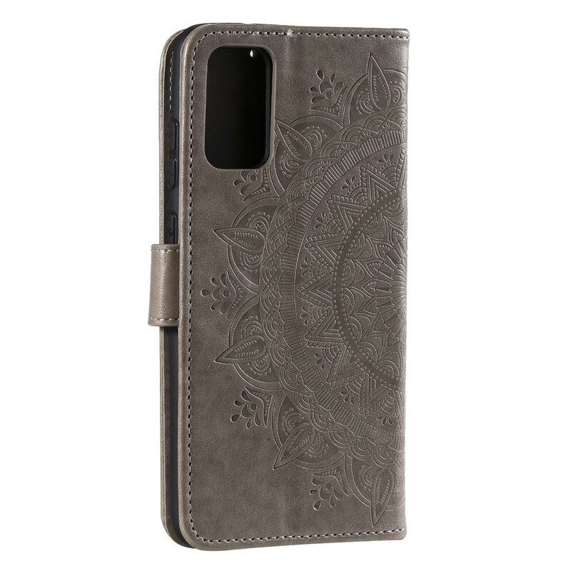 Custodia in pelle Xiaomi Mi 10T / 10T Pro Mandala Del Sole