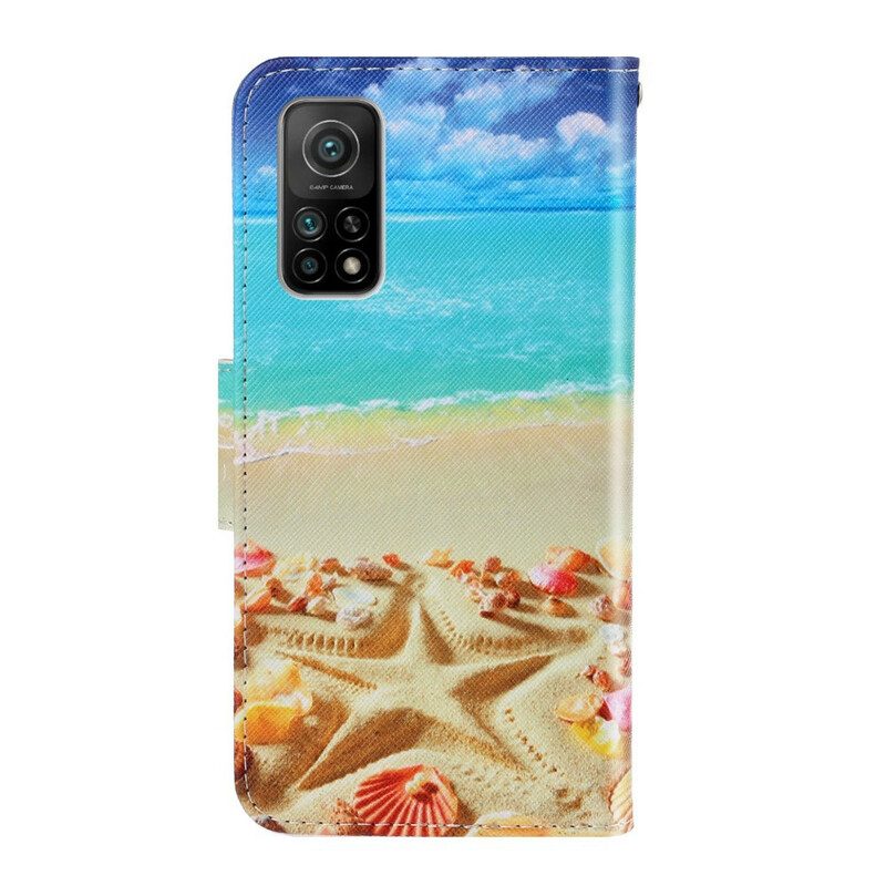 Custodia in pelle Xiaomi Mi 10T / 10T Pro Spiaggia Del Cordino