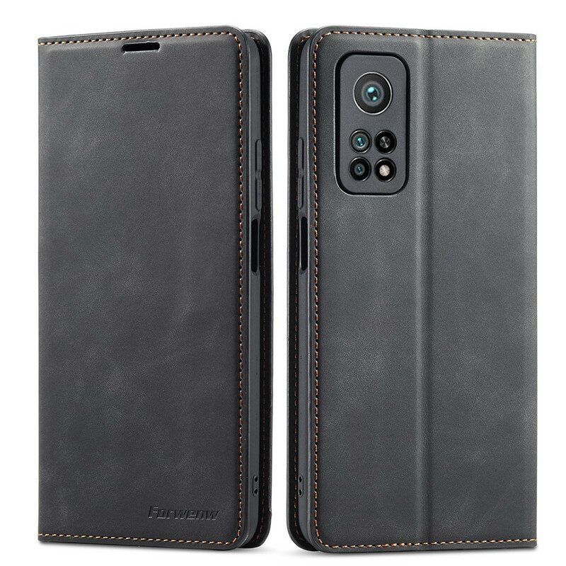 Folio Cover Xiaomi Mi 10T / 10T Pro Forwenw Effetto Pelle