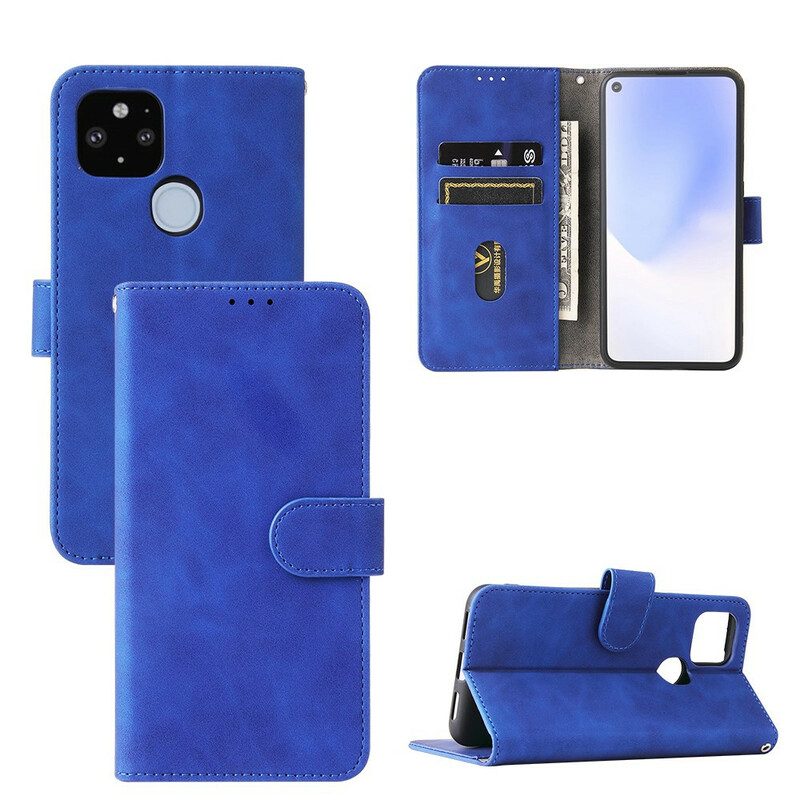 Custodia in pelle Google Pixel 5A Tocco Di Pelle