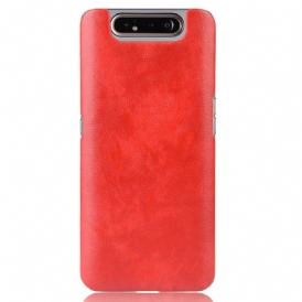Cover Samsung Galaxy A80 / A90 Effetto Pelle Litchi