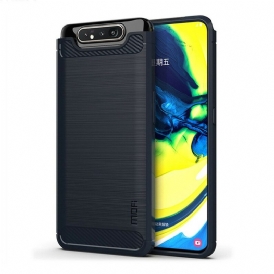 Cover Samsung Galaxy A80 / A90 Fibra Di Carbonio Spazzolata Mofi