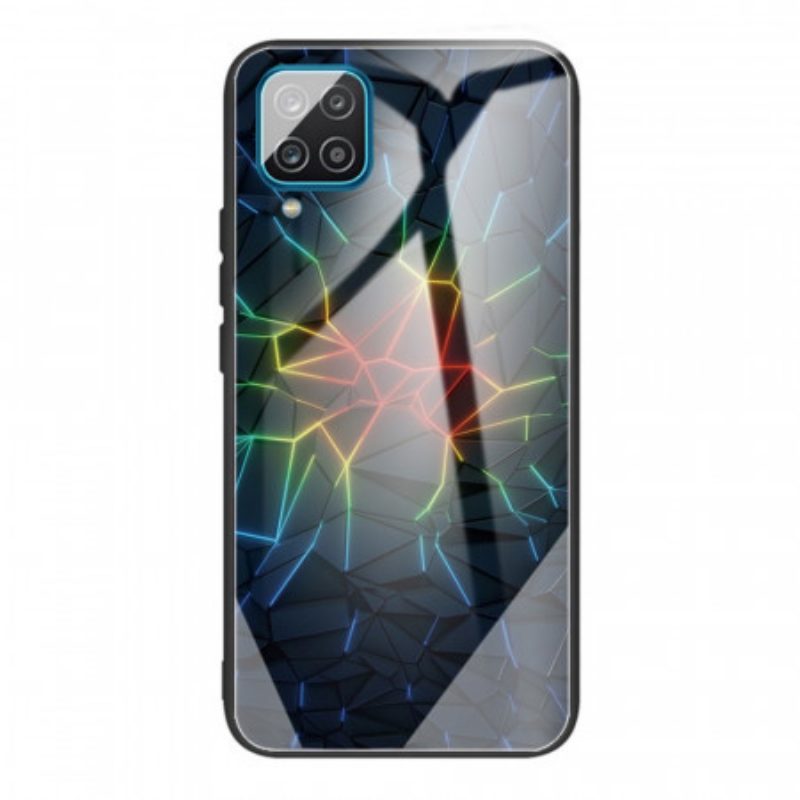 Cover Samsung Galaxy M32 Geometria Vetro Temperato