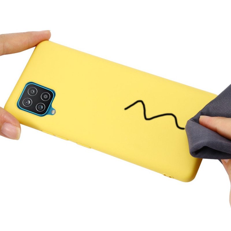 Cover Samsung Galaxy M32 Silicone Liquido Con Cordino