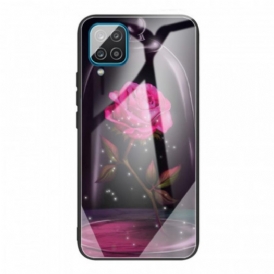Cover Samsung Galaxy M32 Vetro Temperato Rosa Magico