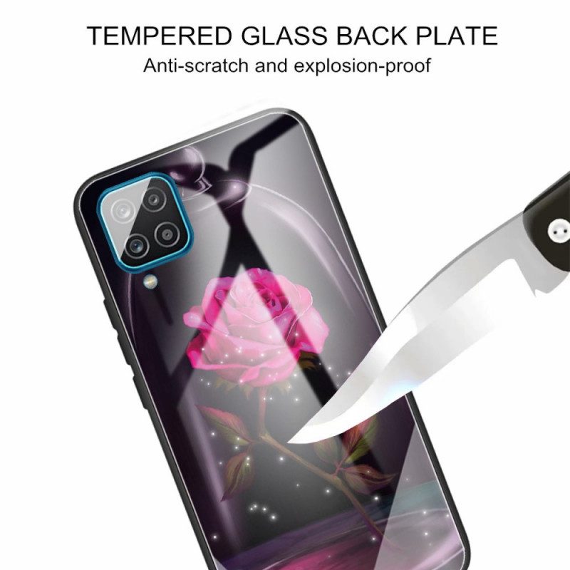 Cover Samsung Galaxy M32 Vetro Temperato Rosa Magico