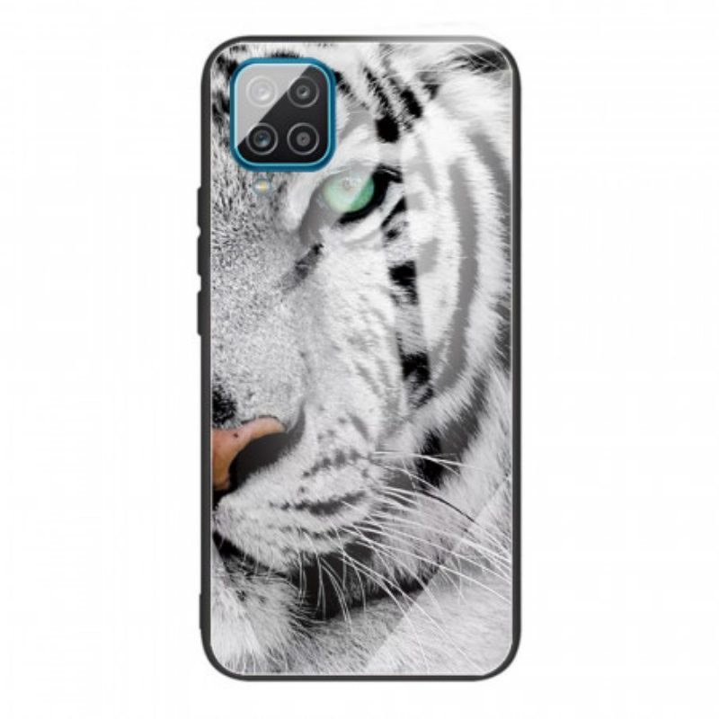 Cover Samsung Galaxy M32 Vetro Temperato Tigre