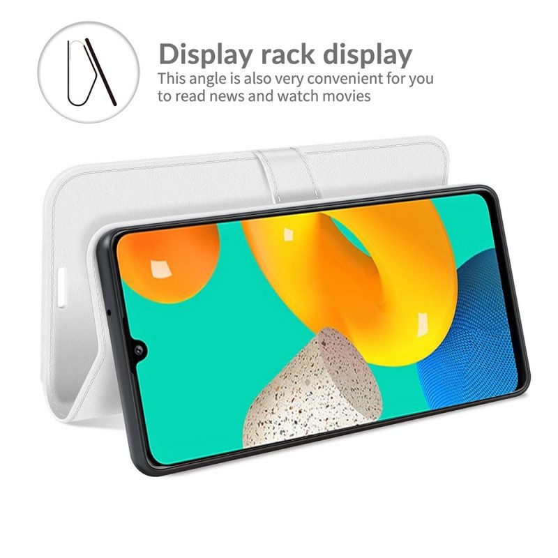 Custodia in pelle Samsung Galaxy M32 Classico Effetto Pelle