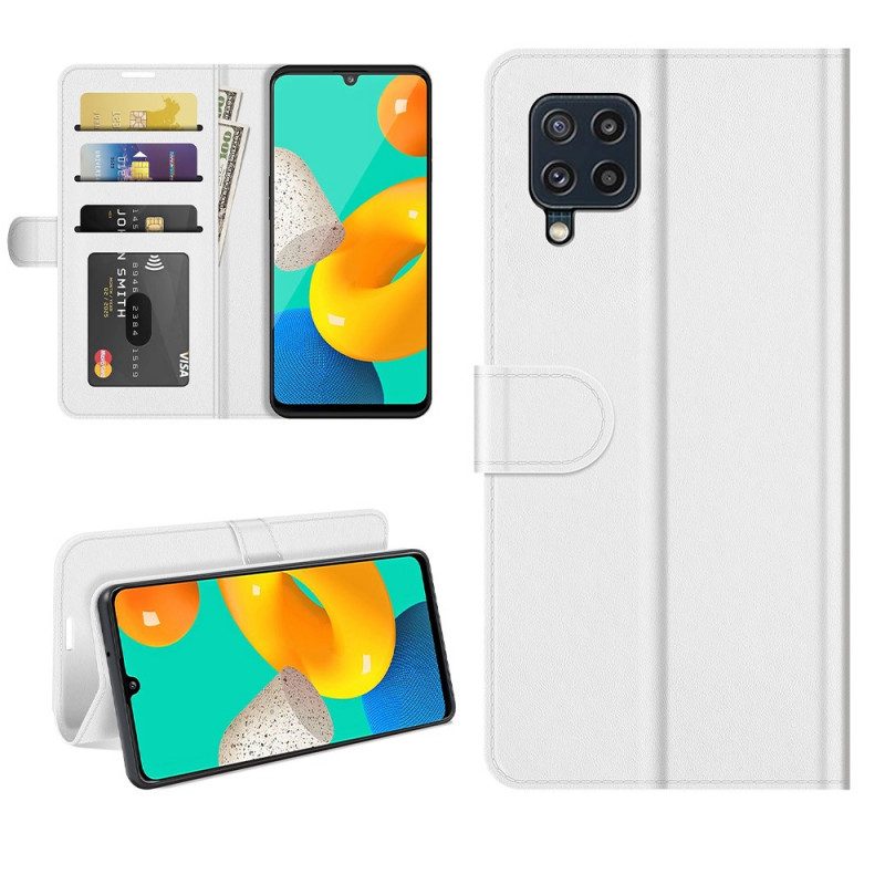 Custodia in pelle Samsung Galaxy M32 Classico Effetto Pelle
