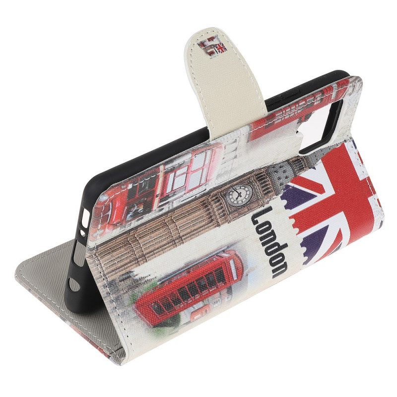 Custodia in pelle Samsung Galaxy M32 Vita Londinese