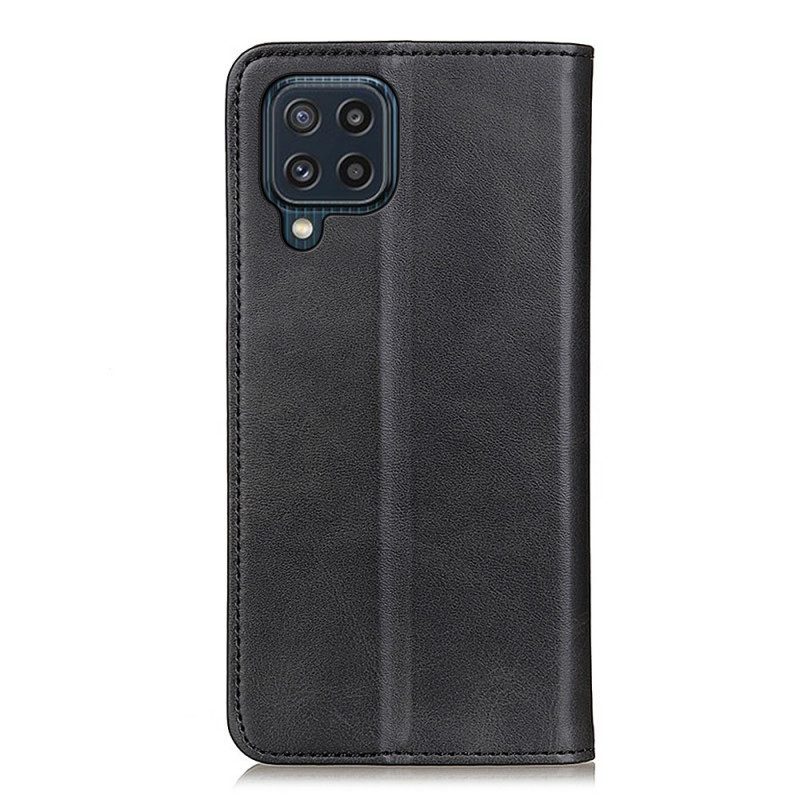Folio Cover Samsung Galaxy M32 Custodia in pelle Cuoio Spaccato