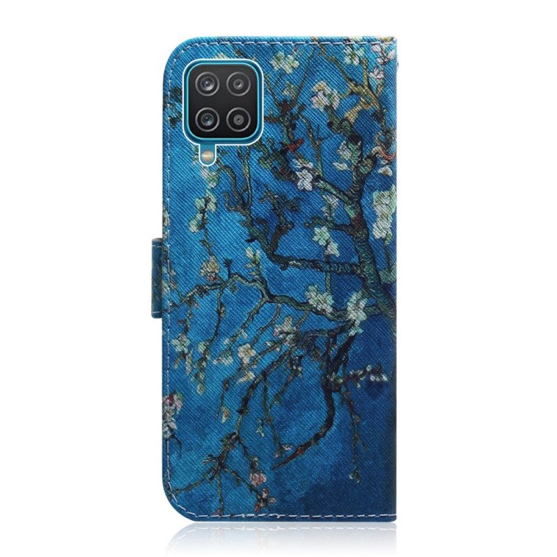 Folio Cover Samsung Galaxy M32 Ramo Di Un Albero In Fiore