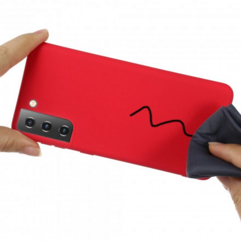 Cover Samsung Galaxy S21 Plus 5G Design In Silicone Liquido
