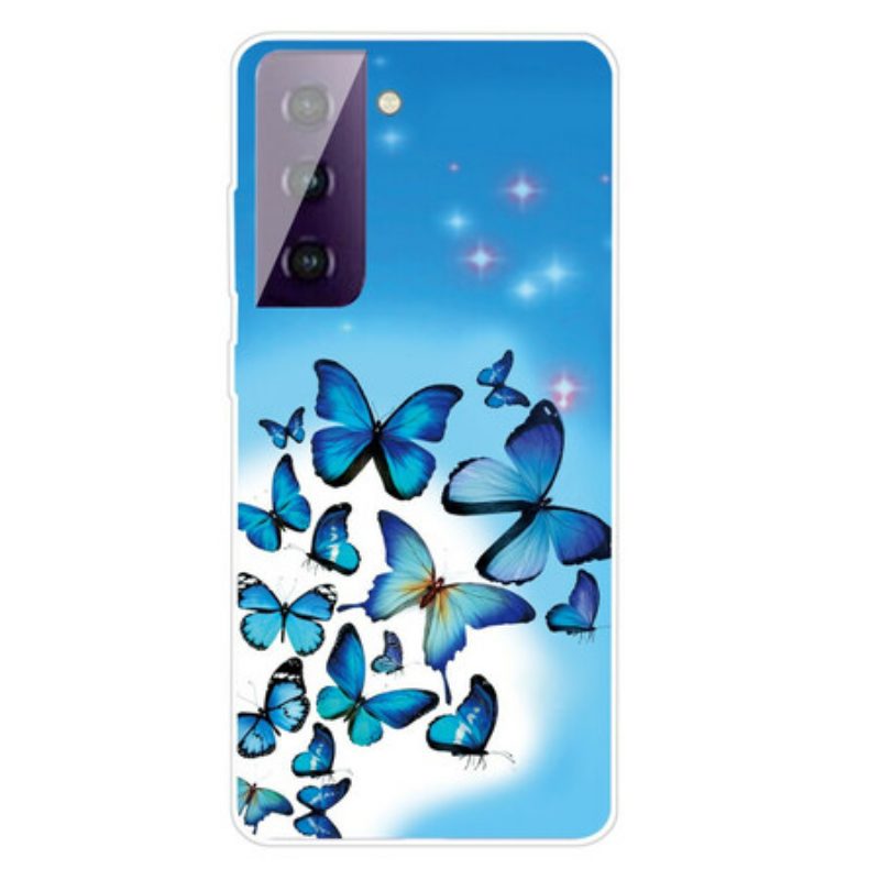 Cover Samsung Galaxy S21 Plus 5G Farfalle Farfalle
