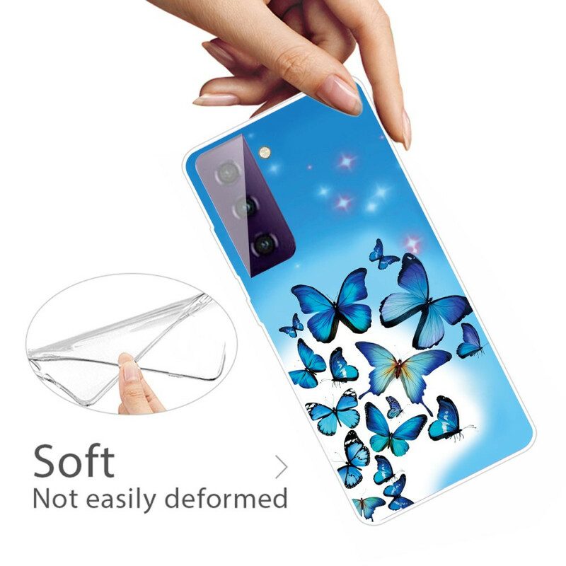 Cover Samsung Galaxy S21 Plus 5G Farfalle Farfalle