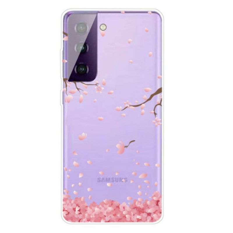 Cover Samsung Galaxy S21 Plus 5G Rami Fioriti