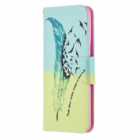 Custodia in pelle Samsung Galaxy S21 Plus 5G Impara A Volare