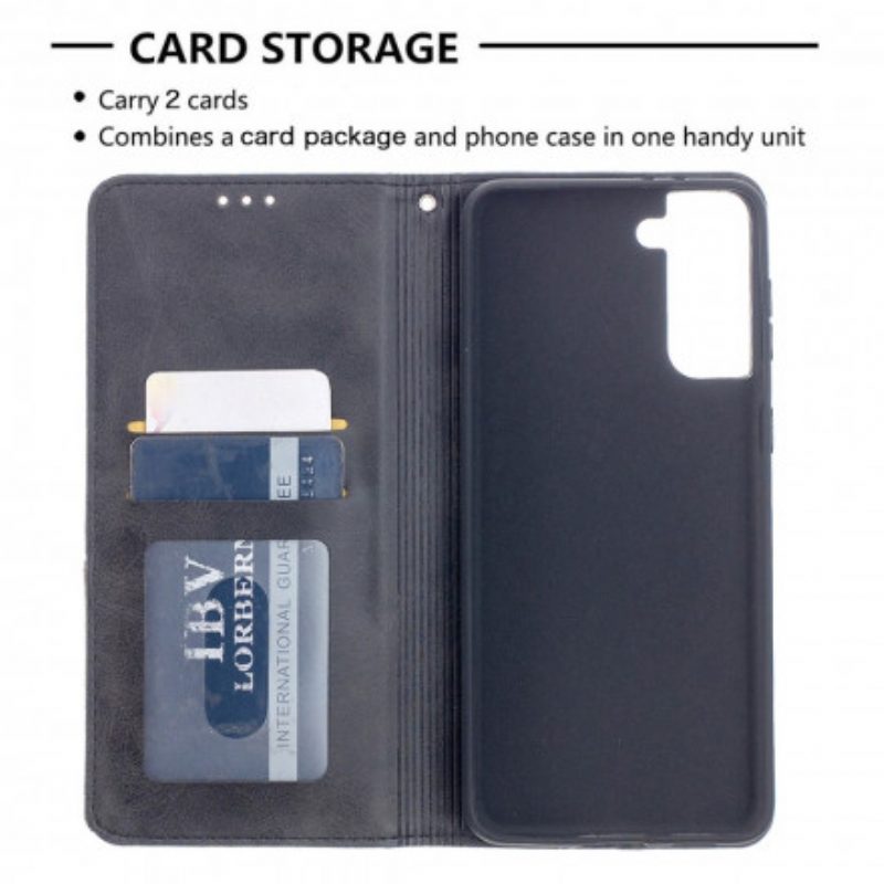 Folio Cover Samsung Galaxy S21 Plus 5G Custodia in pelle Stile D'artista