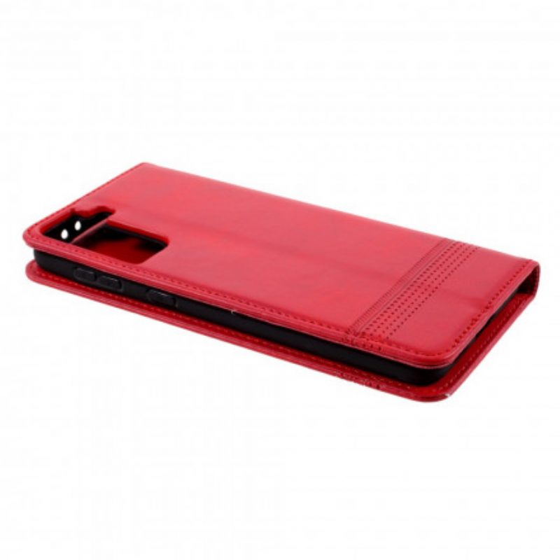 Folio Cover Samsung Galaxy S21 Plus 5G Custodia in pelle Stile In Pelle Azns