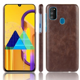 Cover Samsung Galaxy M21 Effetto Pelle Litchi