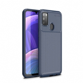 Cover Samsung Galaxy M21 Struttura Flessibile In Fibra Di Carbonio