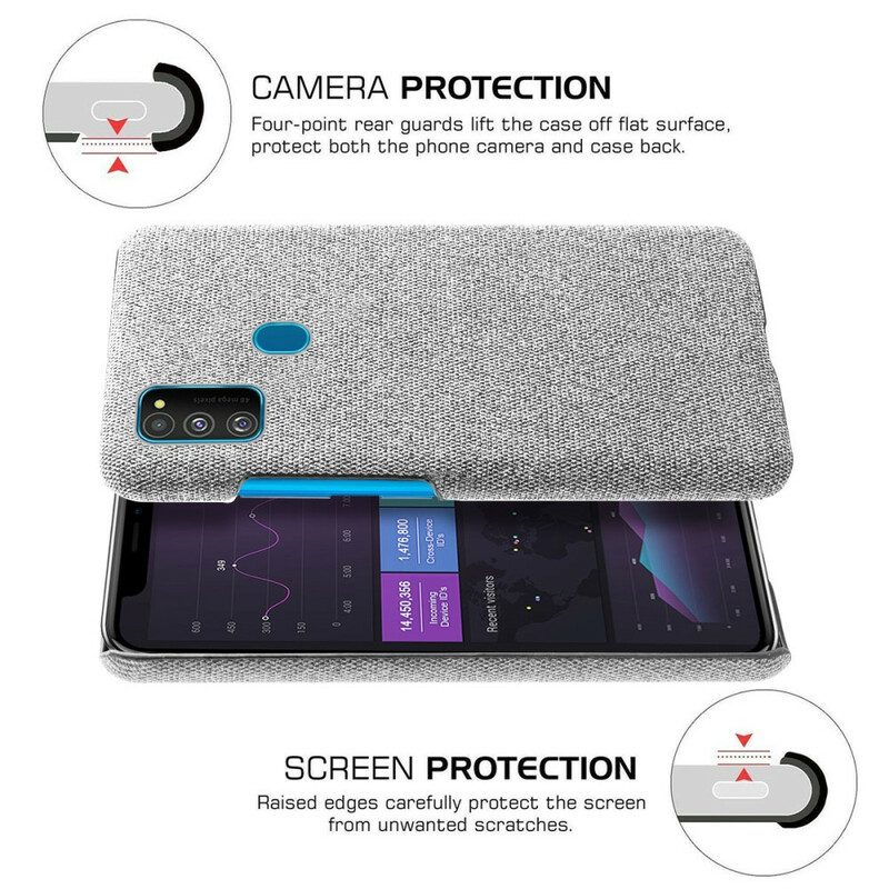 Cover Samsung Galaxy M21 Trama Tessuto Ksq