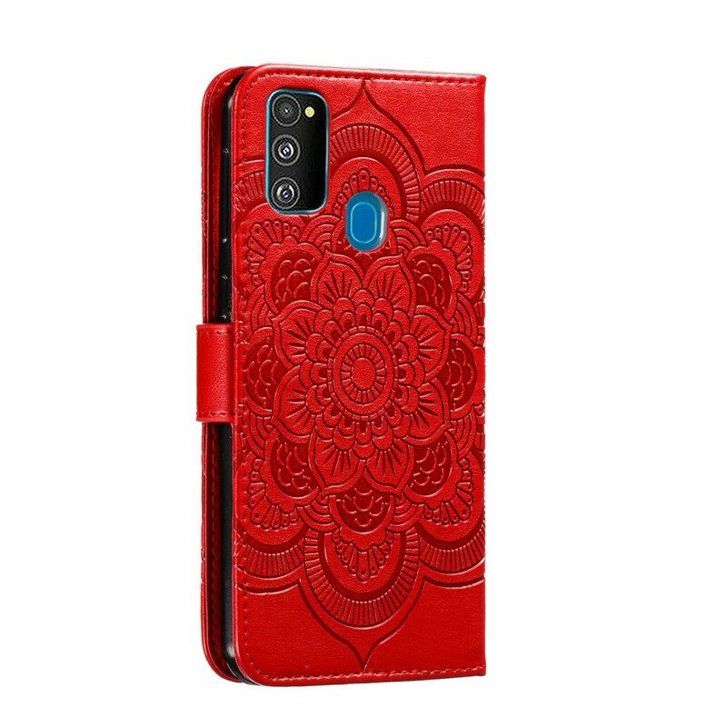 Custodia in pelle Samsung Galaxy M21 Mandala Completo