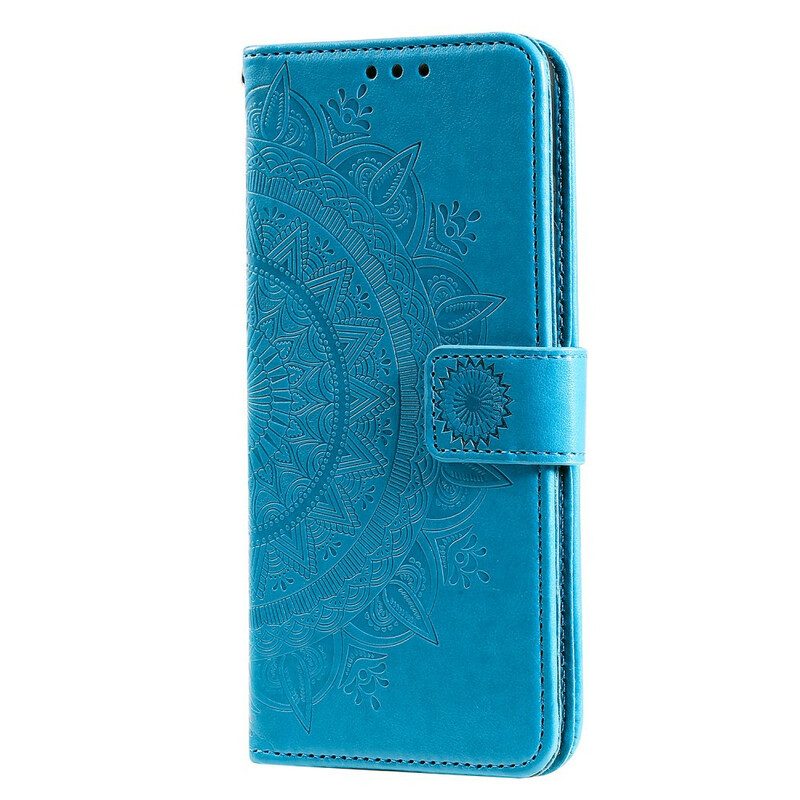 Custodia in pelle Samsung Galaxy M21 Mandala Del Sole