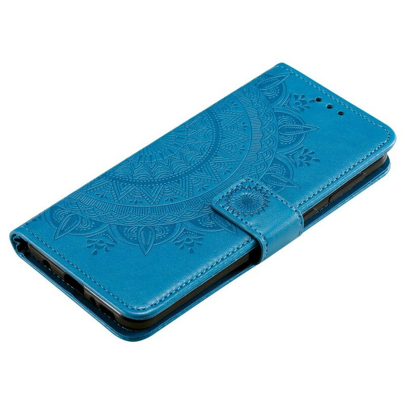 Custodia in pelle Samsung Galaxy M21 Mandala Del Sole