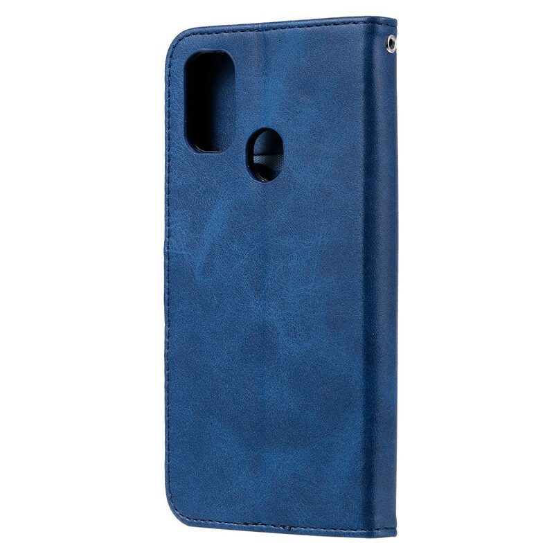 Custodia in pelle Samsung Galaxy M21 Portamonete D'epoca