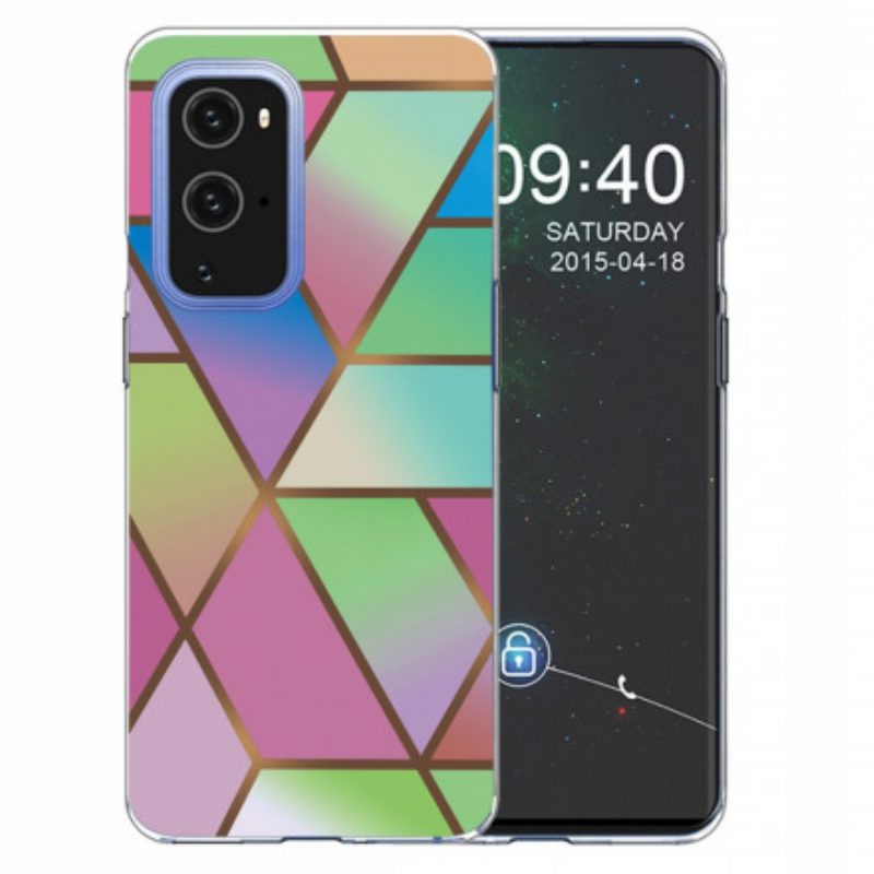 Cover OnePlus 9 Marmo Geometrico
