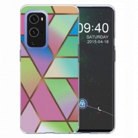 Cover OnePlus 9 Marmo Geometrico