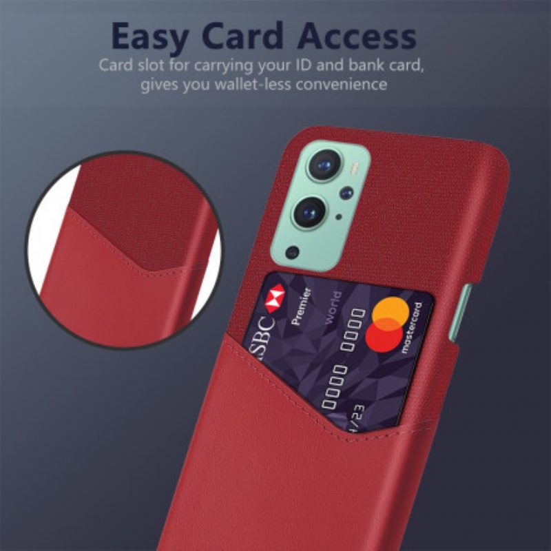 Cover OnePlus 9 Titolare Della Carta Ksq