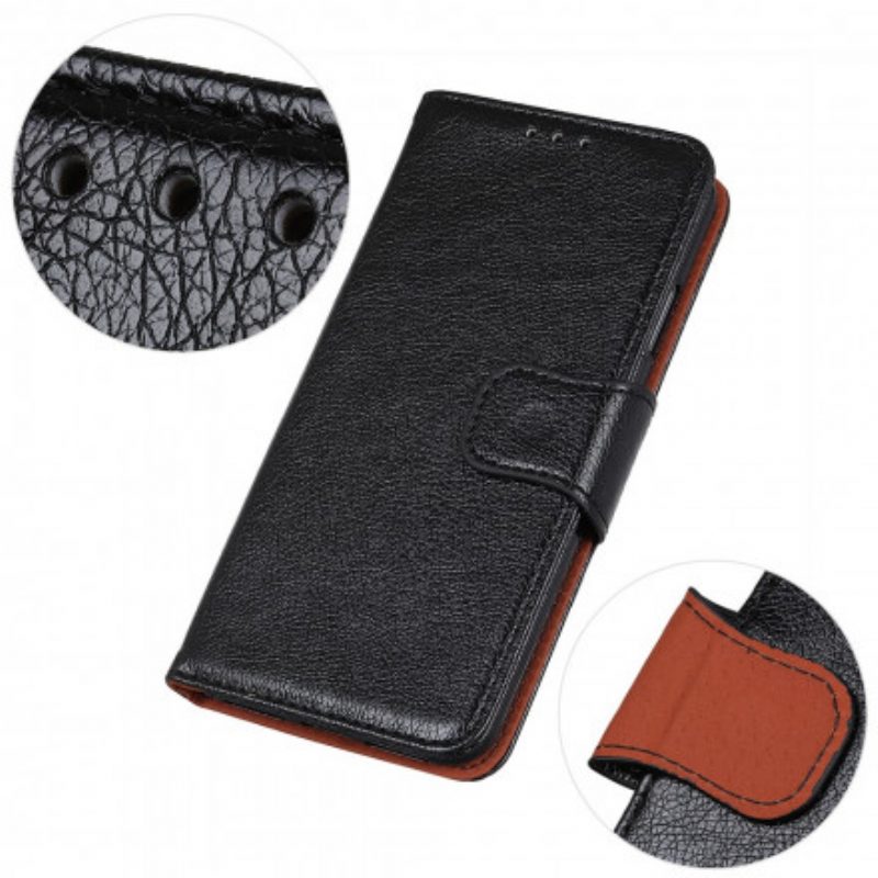 Custodia in pelle OnePlus 9 Crosta Di Nappa