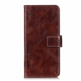 Custodia in pelle OnePlus 9 Cuciture Lucide Ea Vista