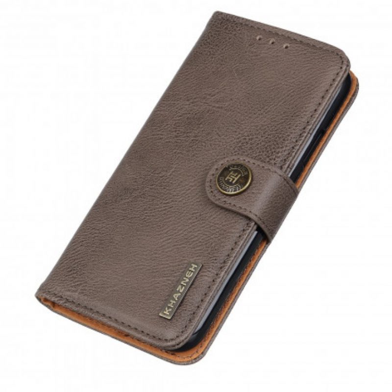 Custodia in pelle OnePlus 9 Similpelle Khazneh