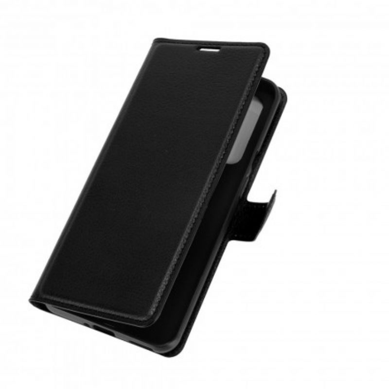 Custodia in pelle OnePlus 9 Stile Classico In Pelle Litchi