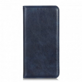 Folio Cover OnePlus 9 Custodia in pelle Crosta Di Cuoio Litchi