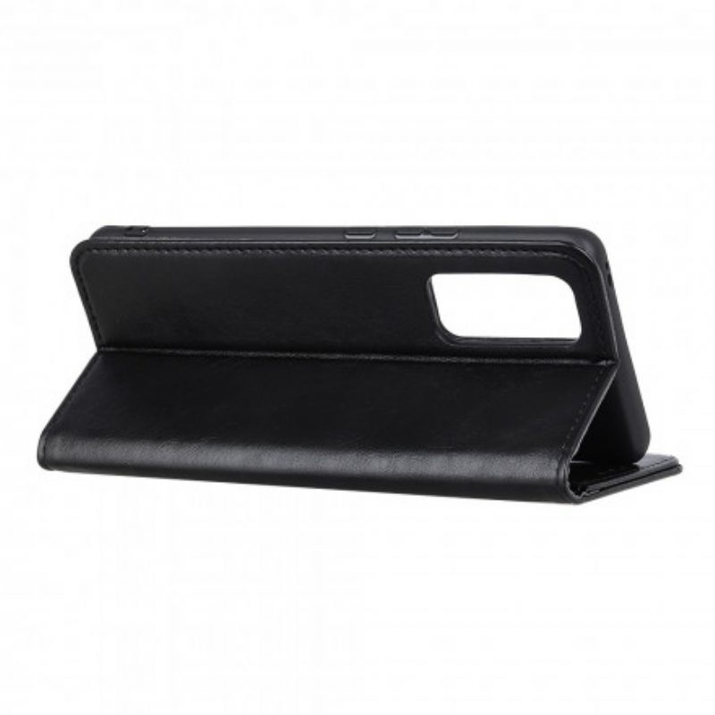 Folio Cover OnePlus 9 Custodia in pelle Stile Pelle Sobrietà